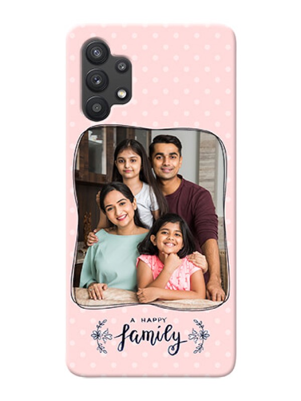 Custom Galaxy M32 5G Personalized Phone Cases: Family with Dots Design