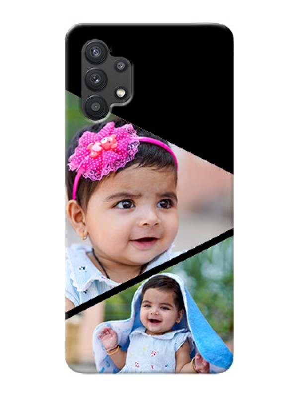 Custom Galaxy M32 5G mobile back covers online: Semi Cut Design