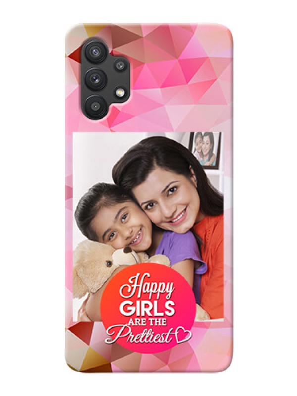 Custom Galaxy M32 5G Personalized Phone Covers: Abstract Triangle Design