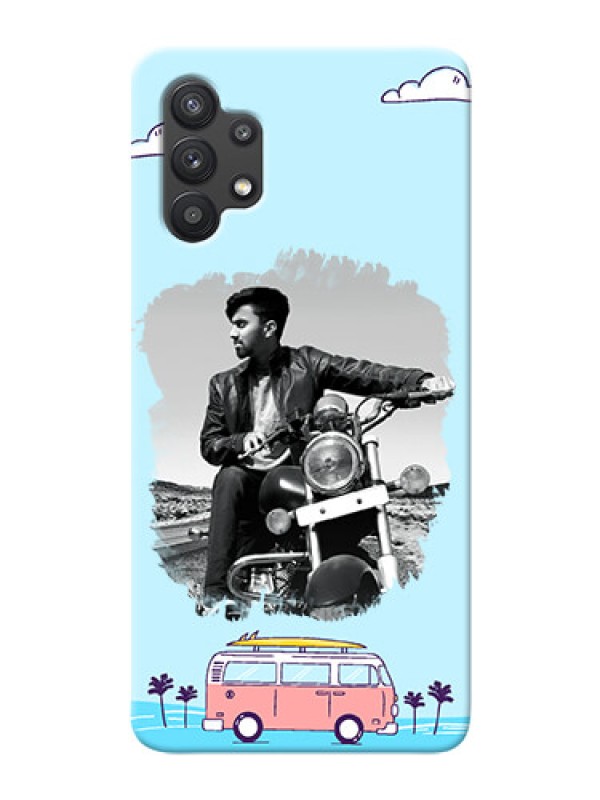 Custom Galaxy M32 5G Mobile Covers Online: Travel & Adventure Design