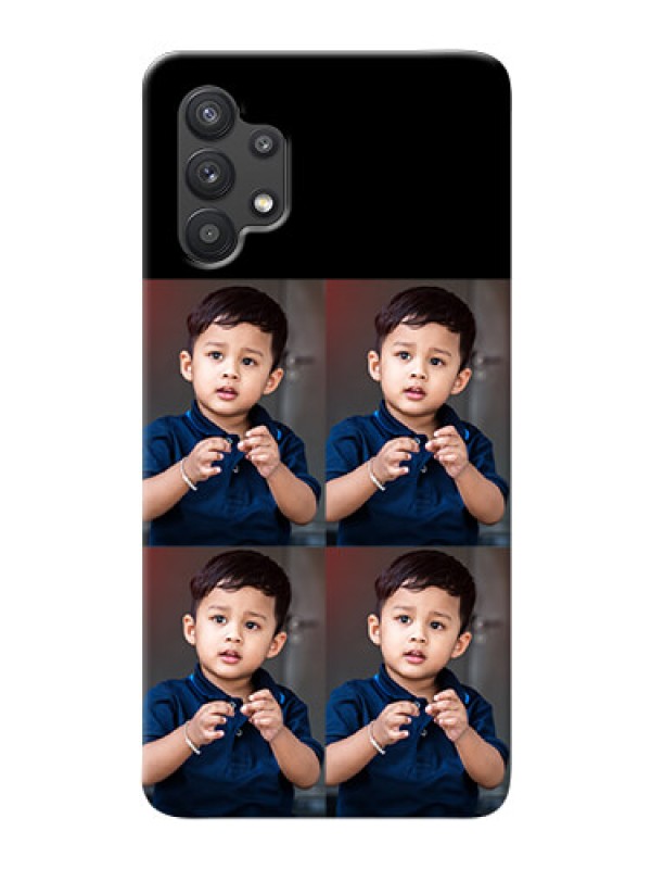 Custom Galaxy M32 5G 4 Image Holder on Mobile Cover