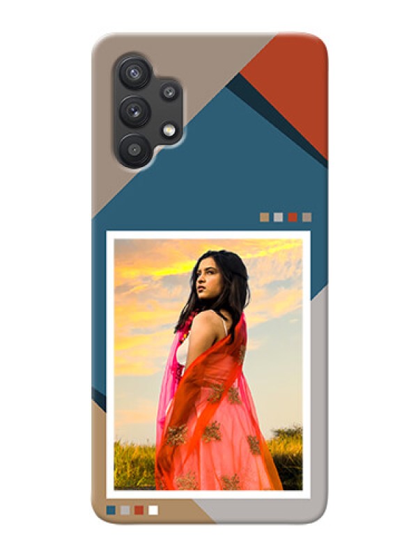 Custom Galaxy M32 5G Mobile Back Covers: Retro color pallet Design