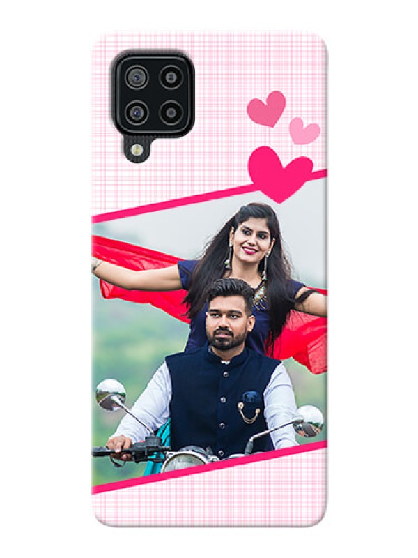 Custom Galaxy M32 Personalised Phone Cases: Love Shape Heart Design