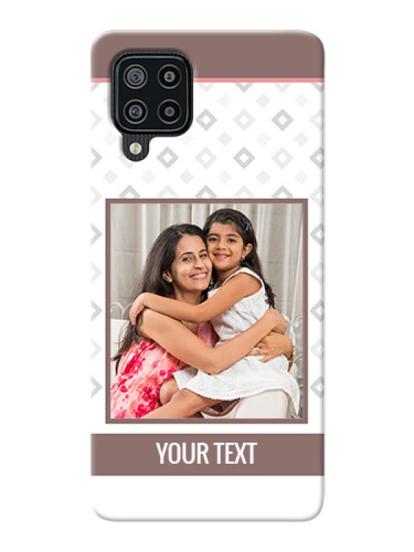 Custom Galaxy M32 custom back covers: Simple Diamond Design