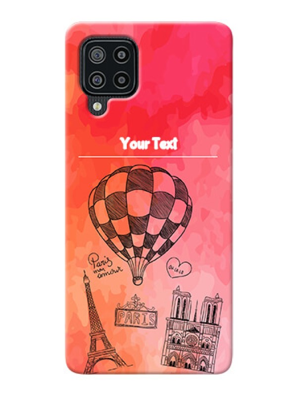 Custom Galaxy M32 Personalized Mobile Covers: Paris Theme Design