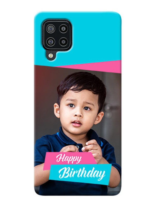 Custom Galaxy M32 Mobile Covers: Image Holder with 2 Color Design