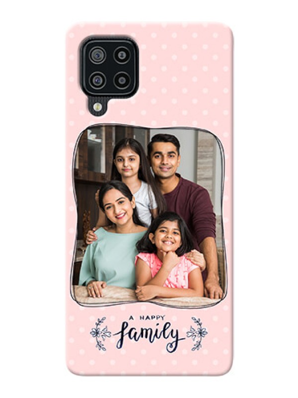 Custom Galaxy M32 Personalized Phone Cases: Family with Dots Design
