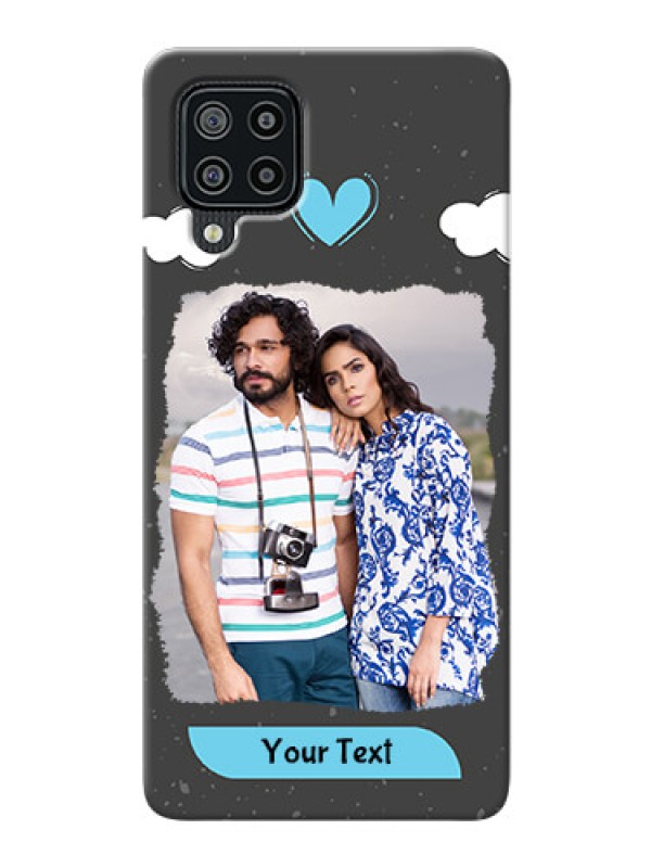 Custom Galaxy M32 Mobile Back Covers: splashes with love doodles Design