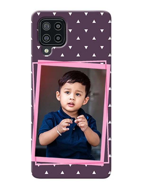 Custom Galaxy M32 Phone Cases: Triangle Pattern Dotted Design