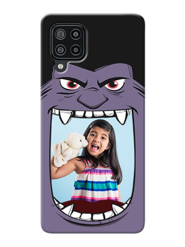 Custom Galaxy M32 Personalised Phone Covers: Angry Monster Design