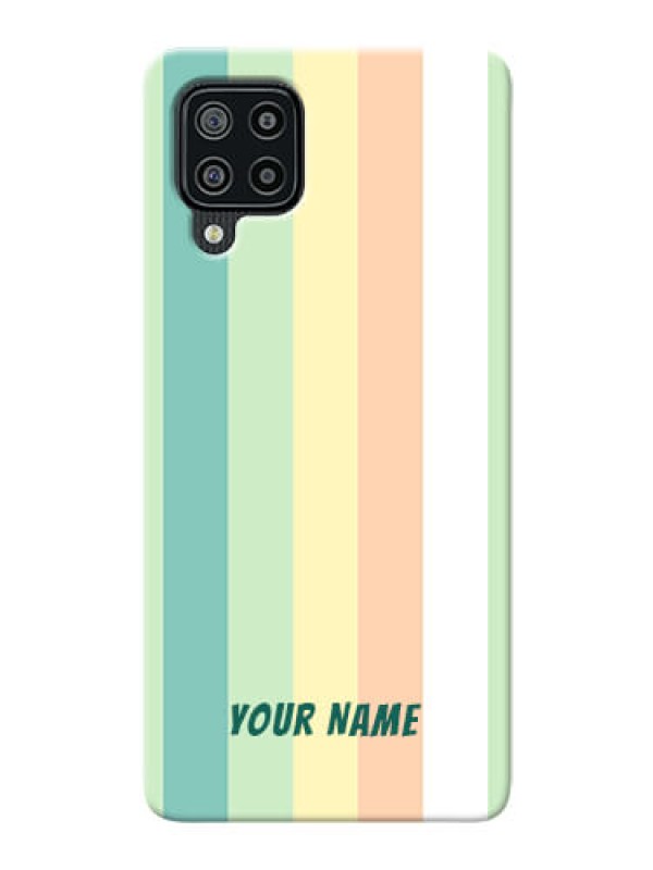 Custom Galaxy M32 Back Covers: Multi-colour Stripes Design