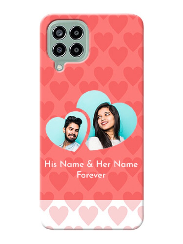 Custom Galaxy M33 5G personalized phone covers: Couple Pic Upload Design