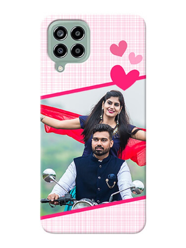 Custom Galaxy M33 5G Personalised Phone Cases: Love Shape Heart Design
