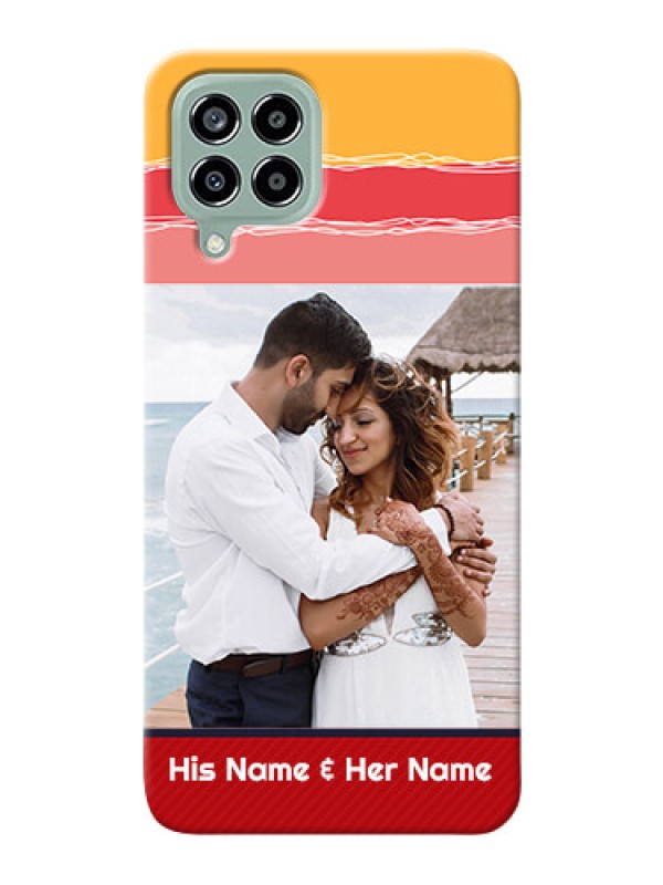 Custom Galaxy M33 5G custom mobile phone covers: Colorful Case Design