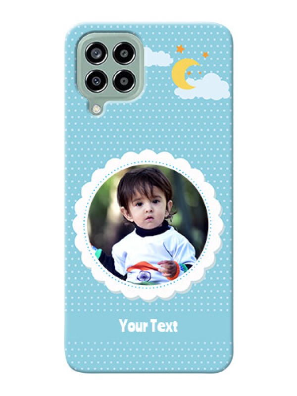 Custom Galaxy M33 5G mobile cases online: violet Pattern Design