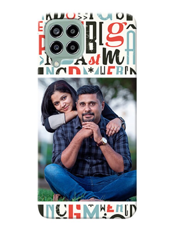 Custom Galaxy M33 5G custom mobile phone covers: Alphabet Design