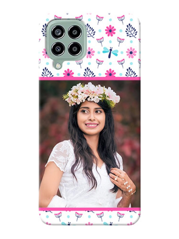 Custom Galaxy M33 5G Mobile Covers: Colorful Flower Design