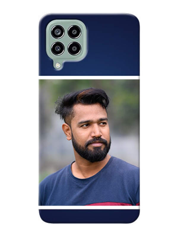 Custom Galaxy M33 5G Mobile Cases: Simple Royal Blue Design