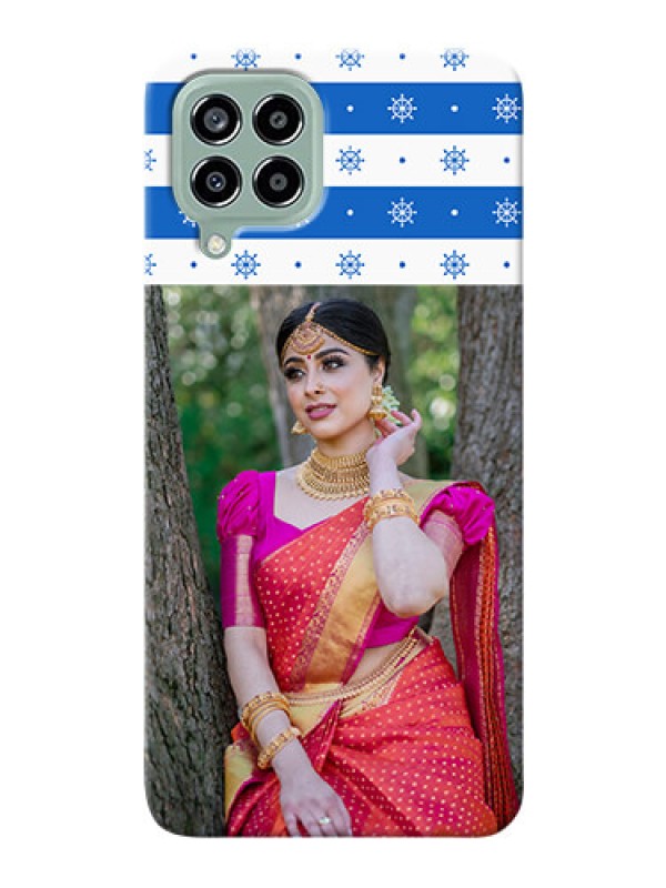 Custom Galaxy M33 5G custom mobile covers: Snow Pattern Design