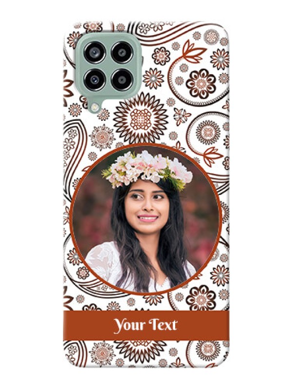 Custom Galaxy M33 5G phone cases online: Abstract Floral Design 