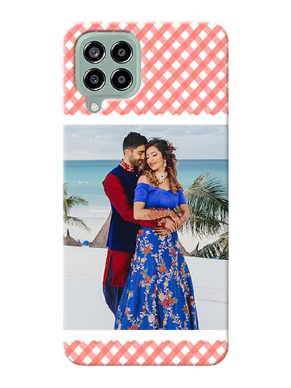 Custom Galaxy M33 5G custom mobile cases: Pink Pattern Design