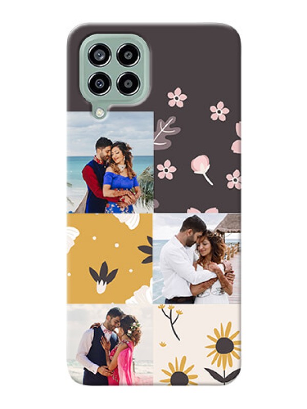 Custom Galaxy M33 5G phone cases online: 3 Images with Floral Design