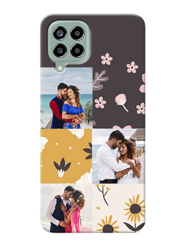 Custom Galaxy M33 5G phone cases online: 3 Images with Floral Design