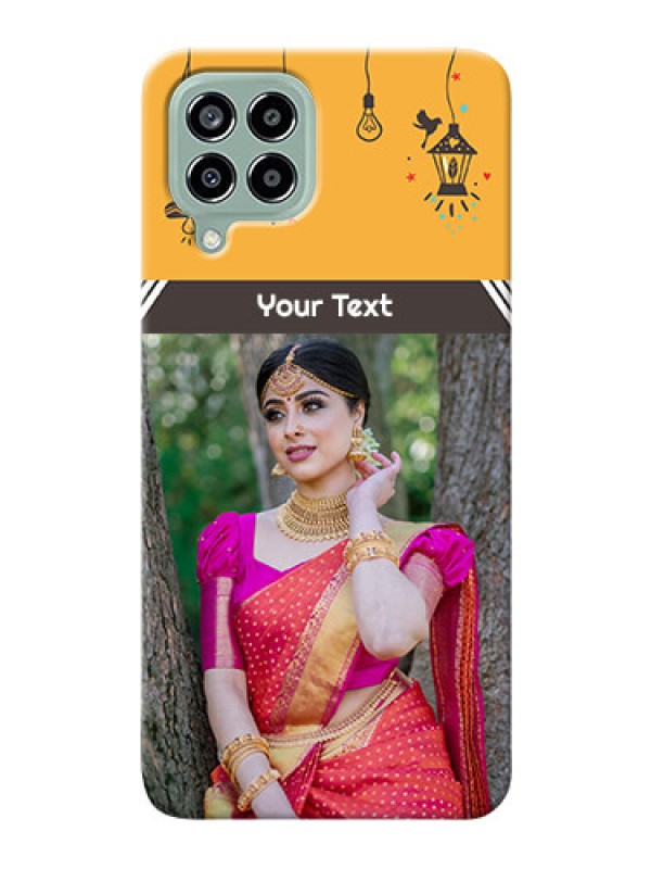 Custom Galaxy M33 5G custom back covers with Family Picture and Icons 