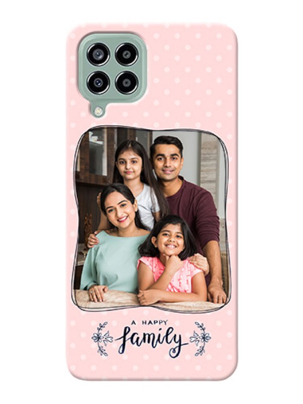 Custom Galaxy M33 5G Personalized Phone Cases: Family with Dots Design