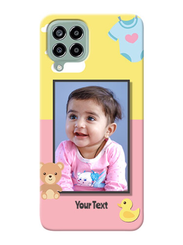 Custom Galaxy M33 5G Back Covers: Kids 2 Color Design