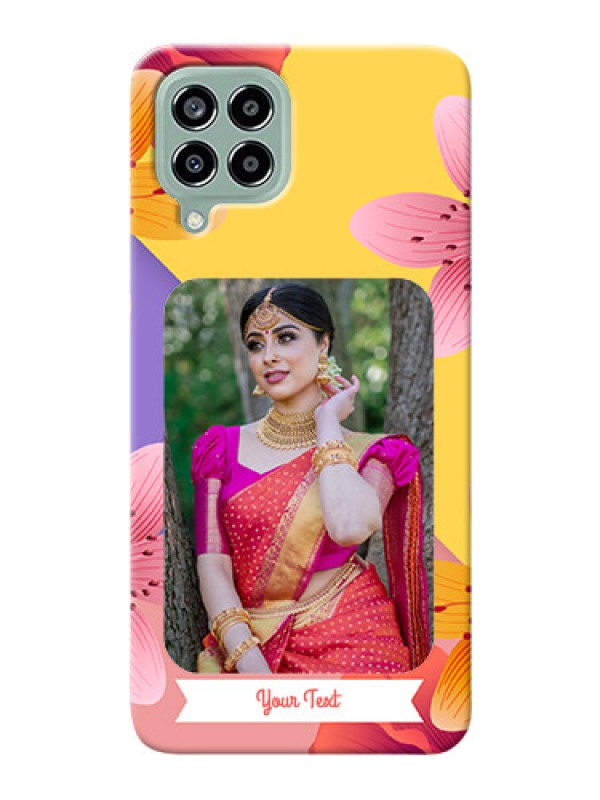 Custom Galaxy M33 5G Mobile Covers: 3 Image With Vintage Floral Design