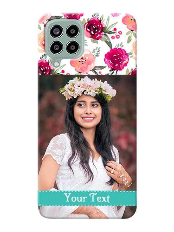 Custom Galaxy M33 5G Personalized Mobile Cases: Watercolor Floral Design