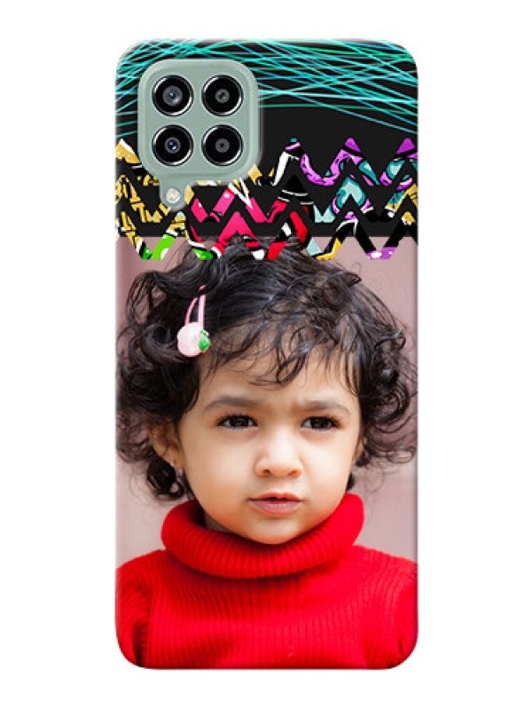 Custom Galaxy M33 5G personalized phone covers: Neon Abstract Design