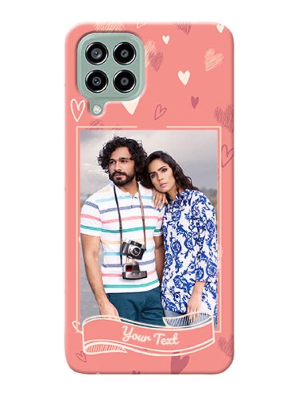 Custom Galaxy M33 5G custom mobile phone cases: love doodle art Design