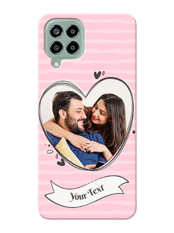 Custom Galaxy M33 5G custom mobile phone covers: Vintage Heart Design