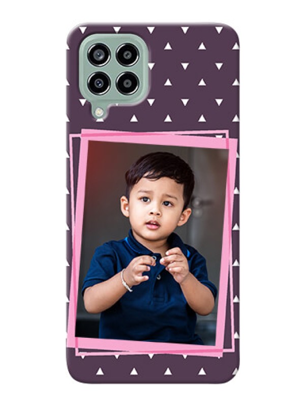 Custom Galaxy M33 5G Phone Cases: Triangle Pattern Dotted Design