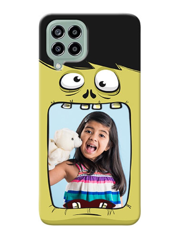Custom Galaxy M33 5G Mobile Covers: Cartoon monster back case Design