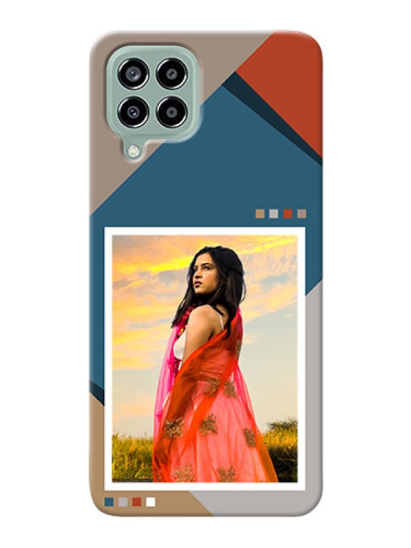 Custom Galaxy M33 5G Mobile Back Covers: Retro color pallet Design