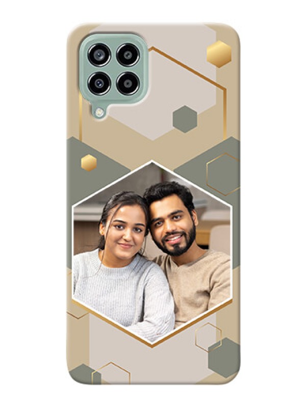 Custom Galaxy M33 5G Phone Back Covers: Stylish Hexagon Pattern Design