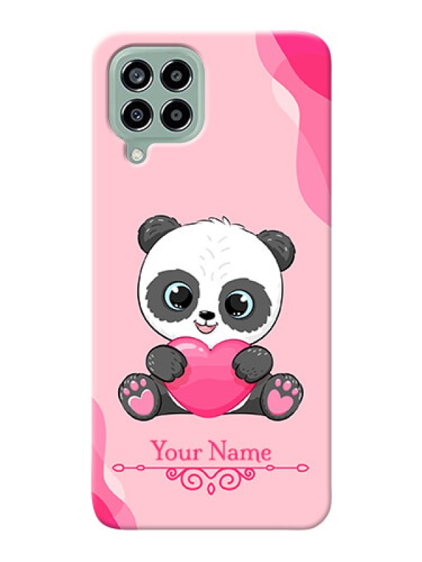 Custom Galaxy M33 5G Mobile Back Covers: Cute Panda Design