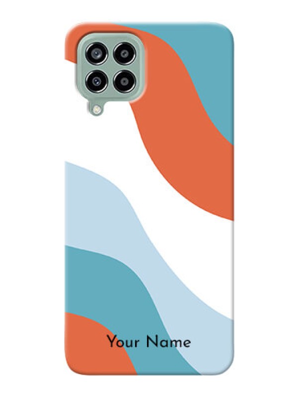 Custom Galaxy M33 5G Mobile Back Covers: coloured Waves Design