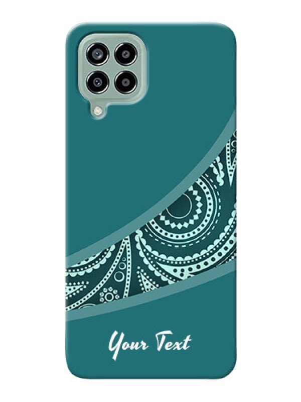 Custom Galaxy M33 5G Custom Phone Covers: semi visible floral Design