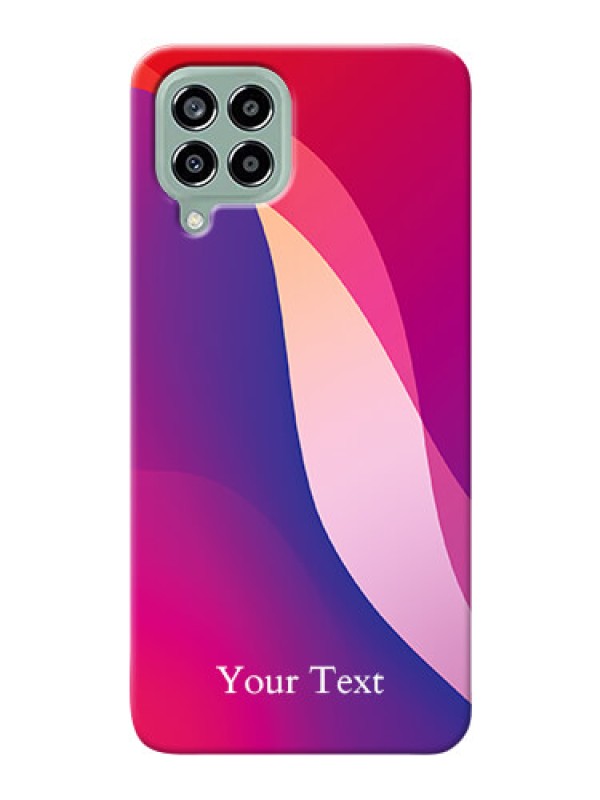 Custom Galaxy M33 5G Mobile Back Covers: Digital abstract Overlap Design