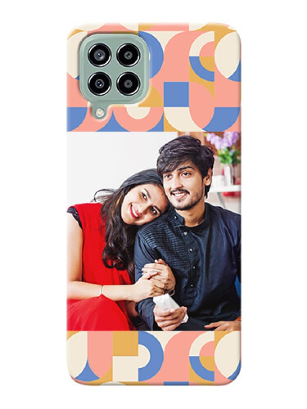 Custom Galaxy M33 5G Custom Phone Covers: Semi-circle Maze Pattern Design