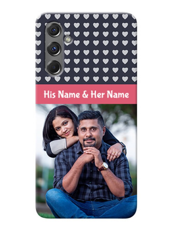 Custom Galaxy M34 5G Custom Mobile Case with Love Symbols Design