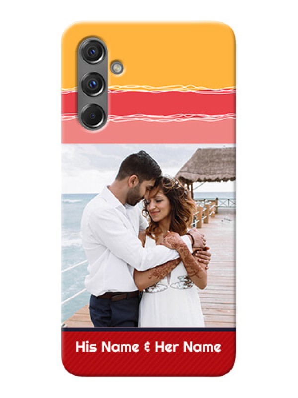 Custom Galaxy M34 5G custom mobile phone covers: Colorful Case Design