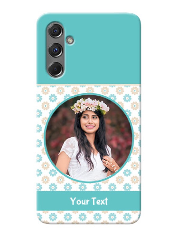 Custom Galaxy M34 5G Custom Mobile Back Covers: Beautiful Flowers Design