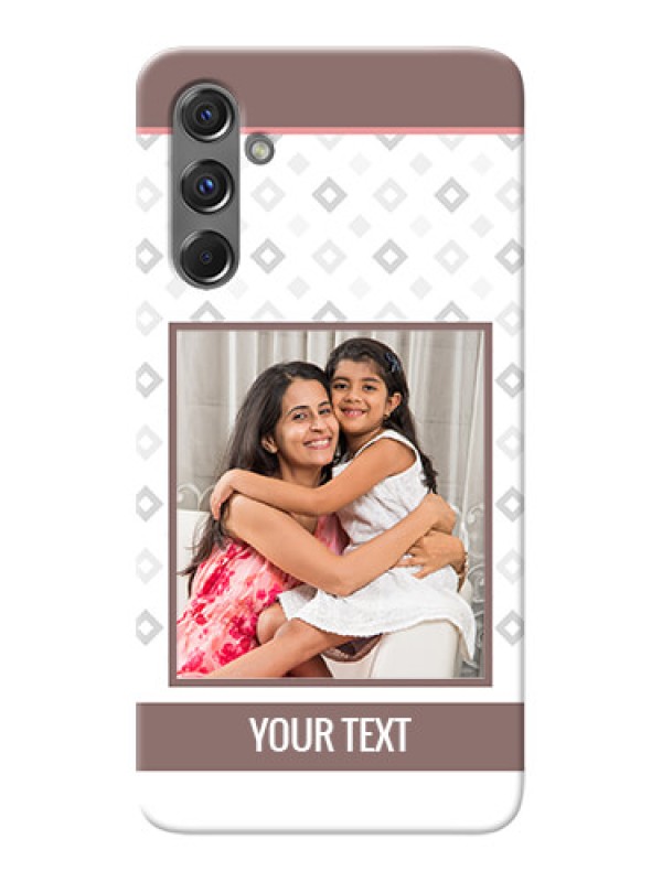 Custom Galaxy M34 5G custom back covers: Simple Diamond Design