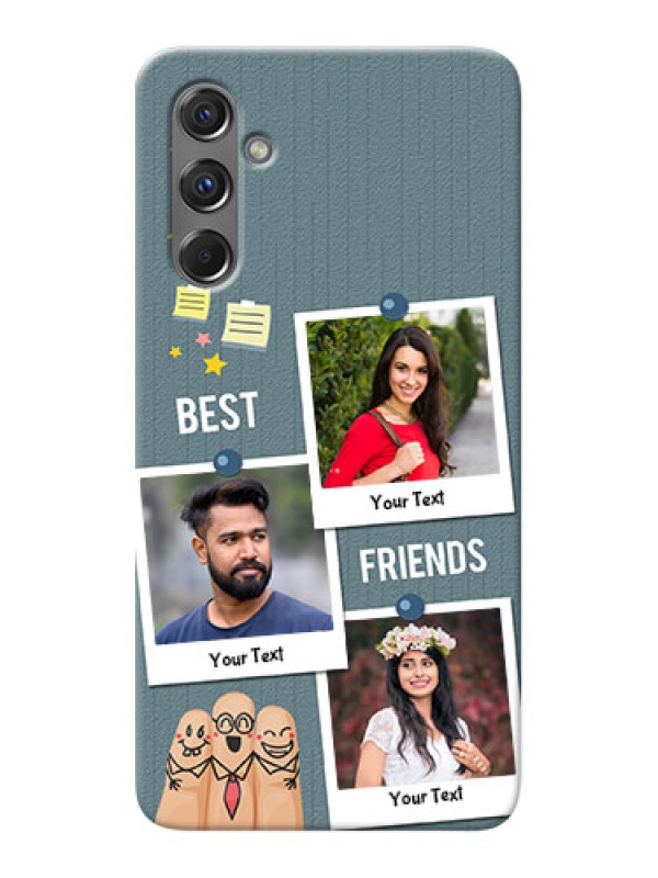Custom Galaxy M34 5G Mobile Cases: Sticky Frames and Friendship Design