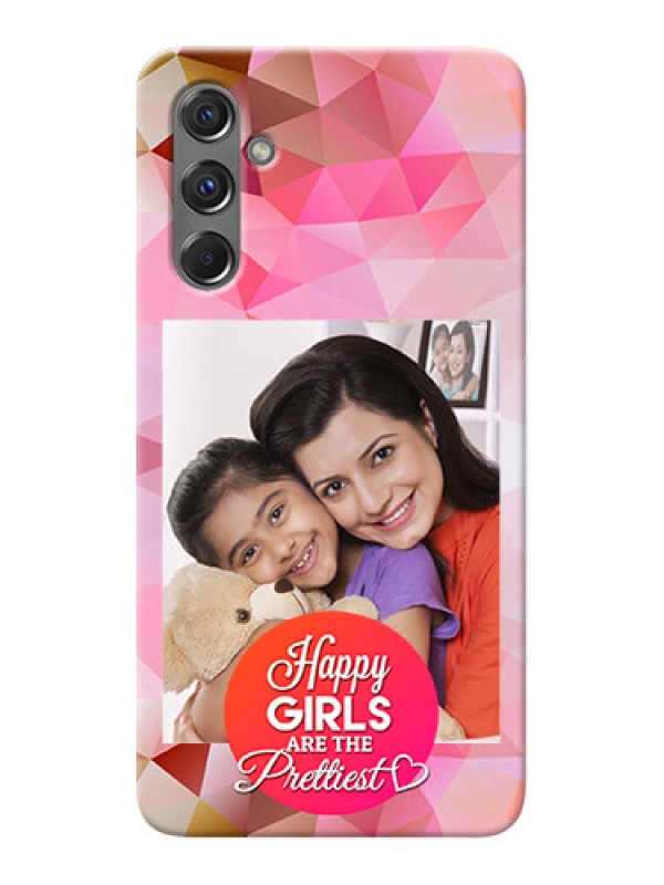 Custom Galaxy M34 5G Personalized Phone Covers: Abstract Triangle Design